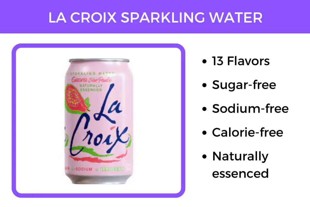 La Croix sparkling water tastes just like soda, and is sugar-free