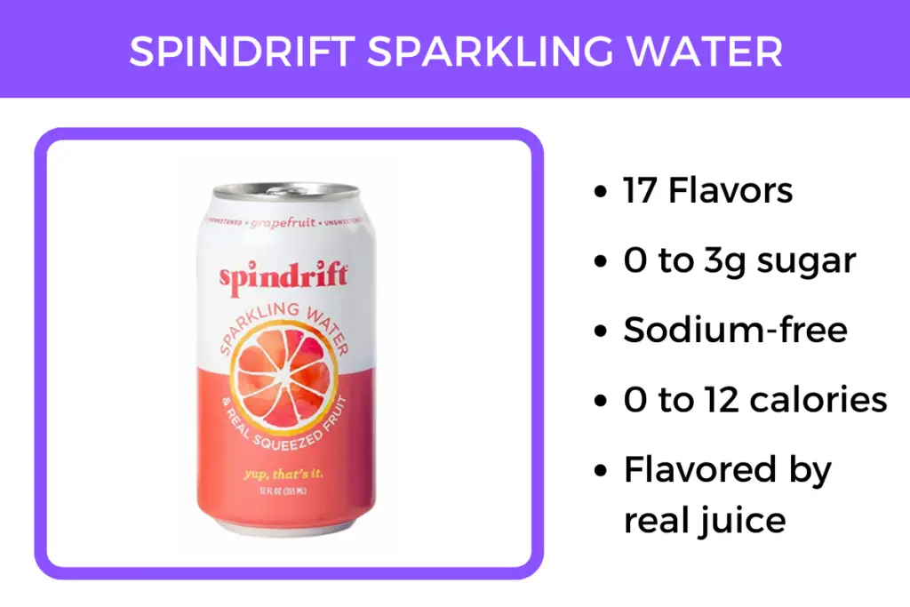 Spindrift sparkling water tastes just like soda, and is sugar-free
