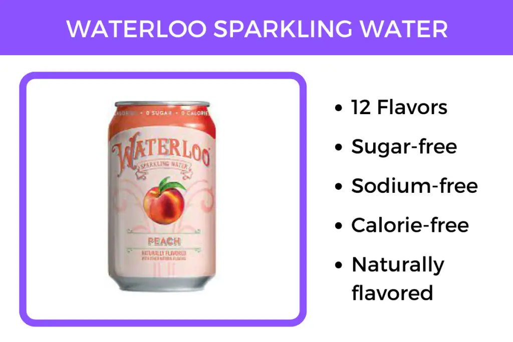 Waterloo sparkling water tastes just like soda, and is sugar-free